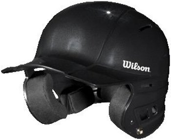 Batting Baseball Helmet Adult Black