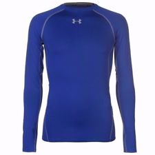 Under Armour Mens HeatGear Fitted Long Sleeve Crew 