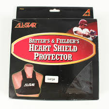 All Star PHS-2L Batter's Fielder's Heart Shield Ages 9 &amp; Over
