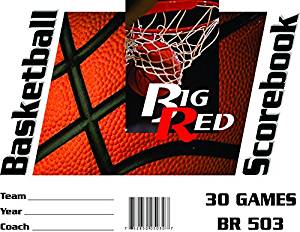 Big Red Basketball Scorebook 